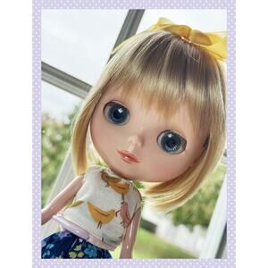 OOAK Custom Neo Blythe Fashion Doll Takara Vintage Outfit Wig USA Seller